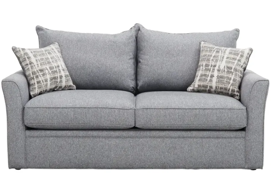 Huxley Full Sleeper Sofa in Gray by Overnight Sofa.