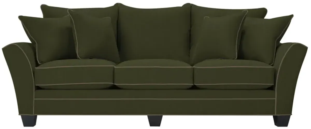 Briarwood Queen Plus Sleeper Sofa in Suede So Soft Pine/Khaki by H.M. Richards