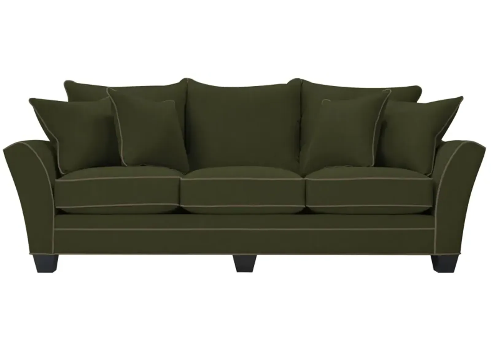 Briarwood Queen Plus Sleeper Sofa in Suede So Soft Pine/Khaki by H.M. Richards