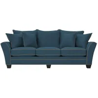 Briarwood Queen Plus Sleeper Sofa in Suede So Soft Indigo/Mineral by H.M. Richards