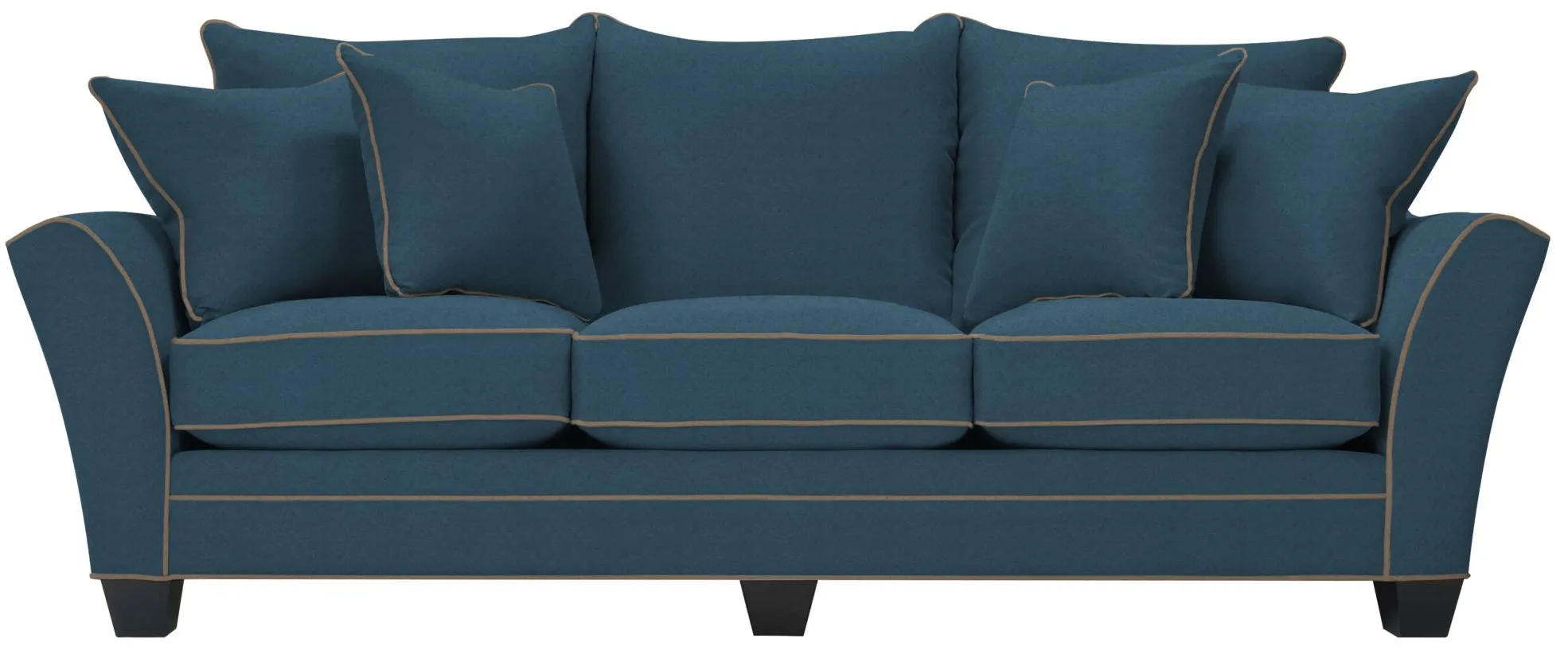 Briarwood Queen Plus Sleeper Sofa in Suede So Soft Indigo/Mineral by H.M. Richards
