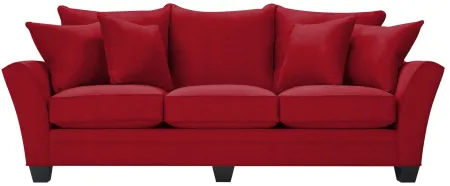 Briarwood Queen Plus Sleeper Sofa in Suede So Soft Cardinal by H.M. Richards