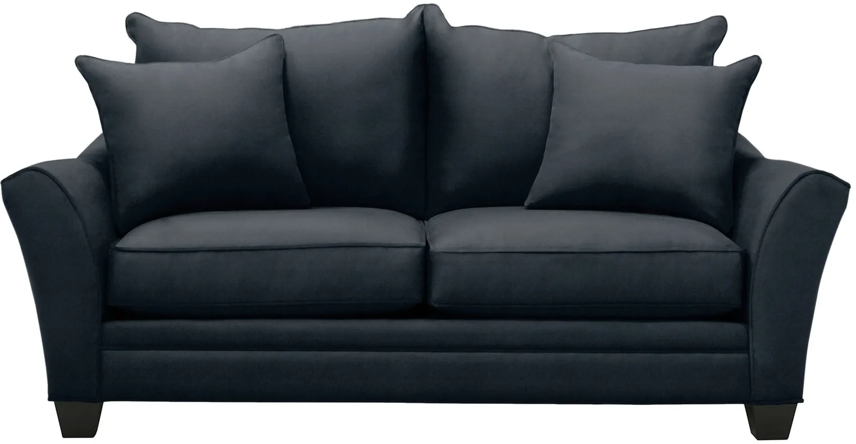 Briarwood Apartment Sleeper Sofa in Suede So Soft Midnight by H.M. Richards