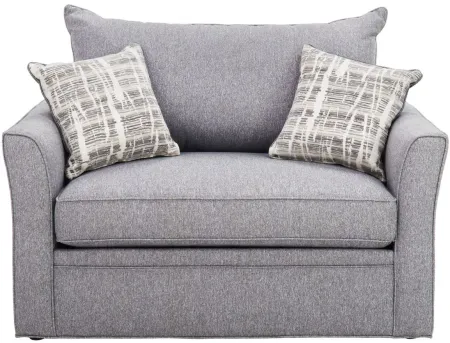 Huxley Twin Sleeper Sofa in Gray by Overnight Sofa.