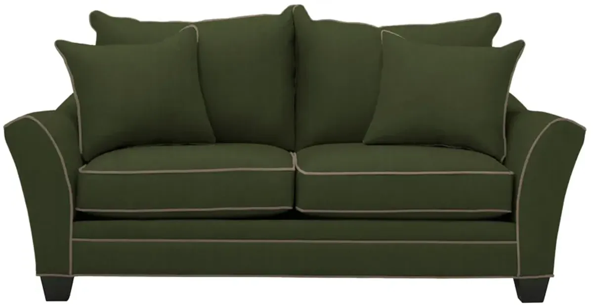 Briarwood Apartment Sleeper Sofa in Suede So Soft Pine/Khaki by H.M. Richards