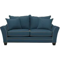 Briarwood Apartment Sleeper Sofa in Suede So Soft Indigo/Mineral by H.M. Richards