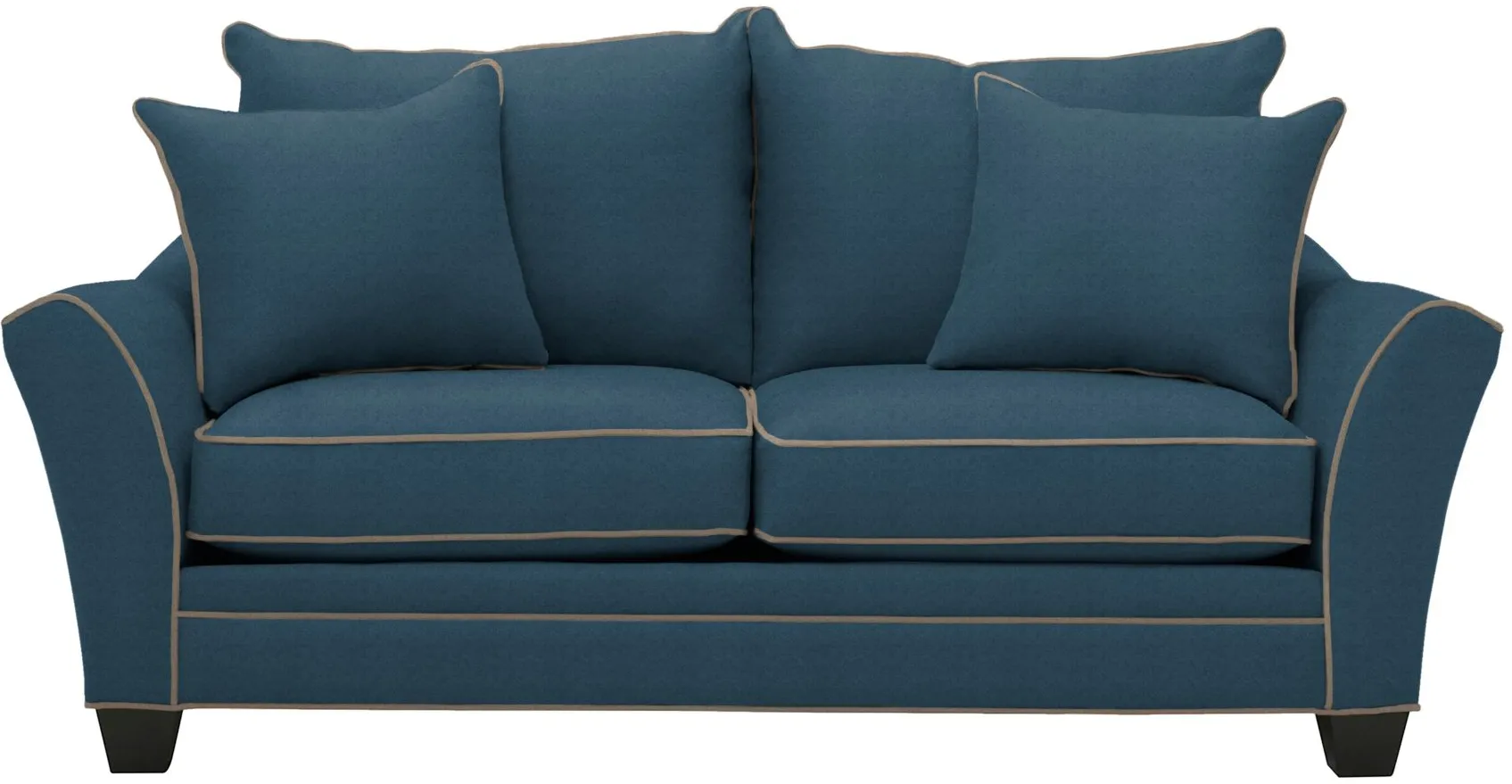 Briarwood Apartment Sleeper Sofa in Suede So Soft Indigo/Mineral by H.M. Richards