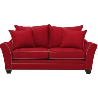 Briarwood Apartment Sleeper Sofa in Suede So Soft Cardinal/Mineral by H.M. Richards