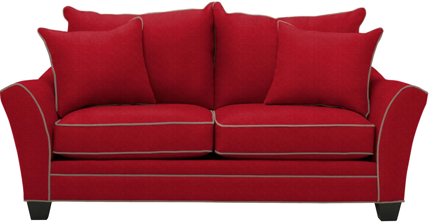 Briarwood Apartment Sleeper Sofa in Suede So Soft Cardinal/Mineral by H.M. Richards