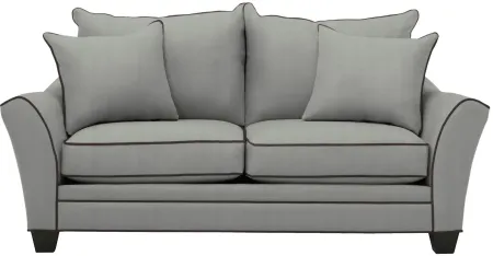 Briarwood Apartment Sleeper Sofa in Suede So Soft Platinum/Slate by H.M. Richards
