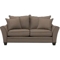 Briarwood Apartment Sleeper Sofa in Suede So Soft Mineral/Slate by H.M. Richards