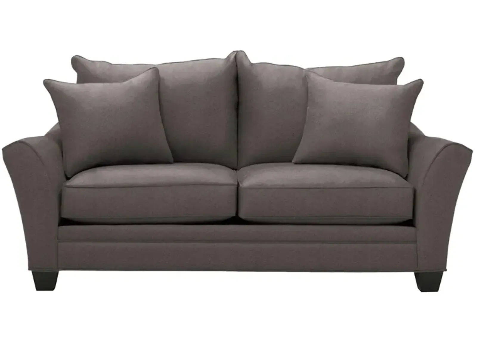 Briarwood Apartment Sleeper Sofa in Suede So Soft Slate by H.M. Richards