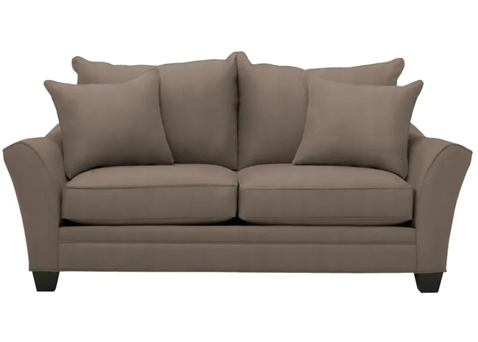 Briarwood Apartment Sleeper Sofa in Suede So Soft Mineral by H.M. Richards