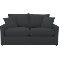 Melody Full Sleeper in Braxton Charcoal by Overnight Sofa.