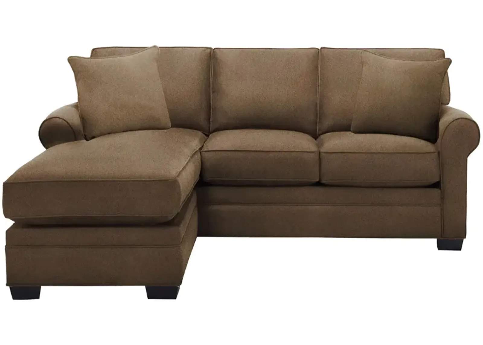 Glendora Reversible Sofa Chaise W/ Queen Sleeper in SSS KHAKI by H.M. Richards