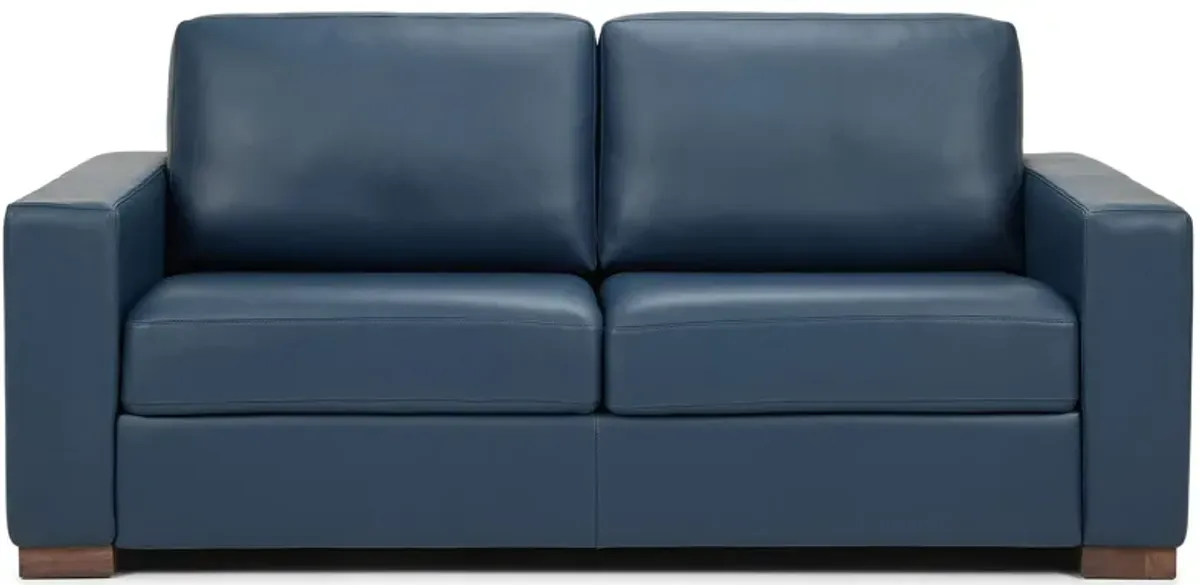 Revere Queen Plus Sleeper in Bison Deep Blue by American Leather