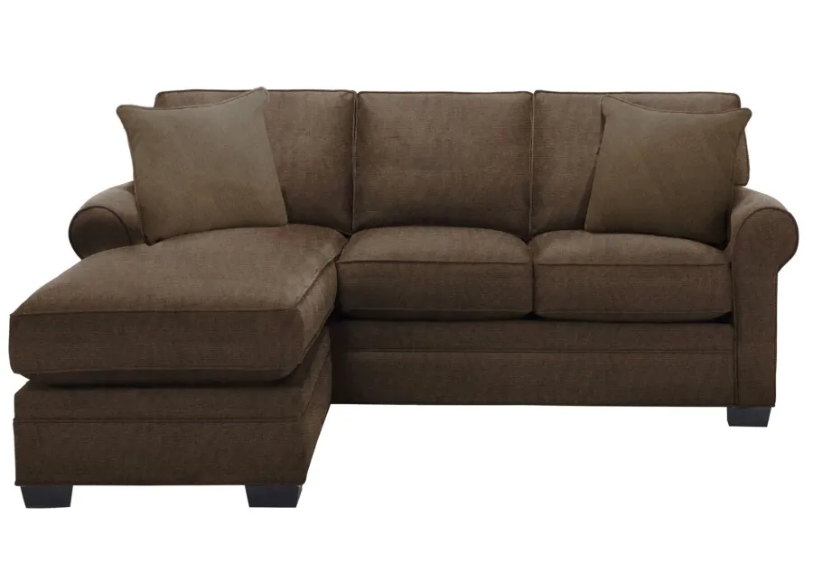 Glendora Reversible Sofa Chaise W/ Queen Sleeper in SANTA ROSA TAUPE by H.M. Richards