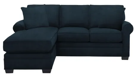 Glendora Reversible Sofa Chaise W/ Queen Sleeper in SSS MIDNIGHT by H.M. Richards