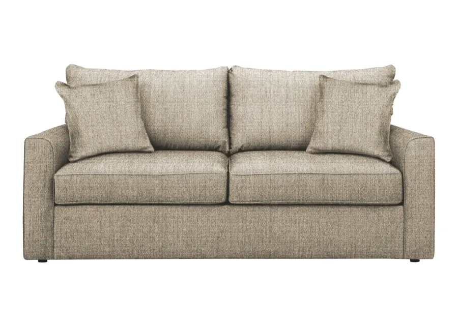 Trayce Queen Sleeper Sofa in Conversation Linen by Overnight Sofa.