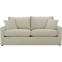 Melody Queen Sleeper in Conversation Ivory by Overnight Sofa.