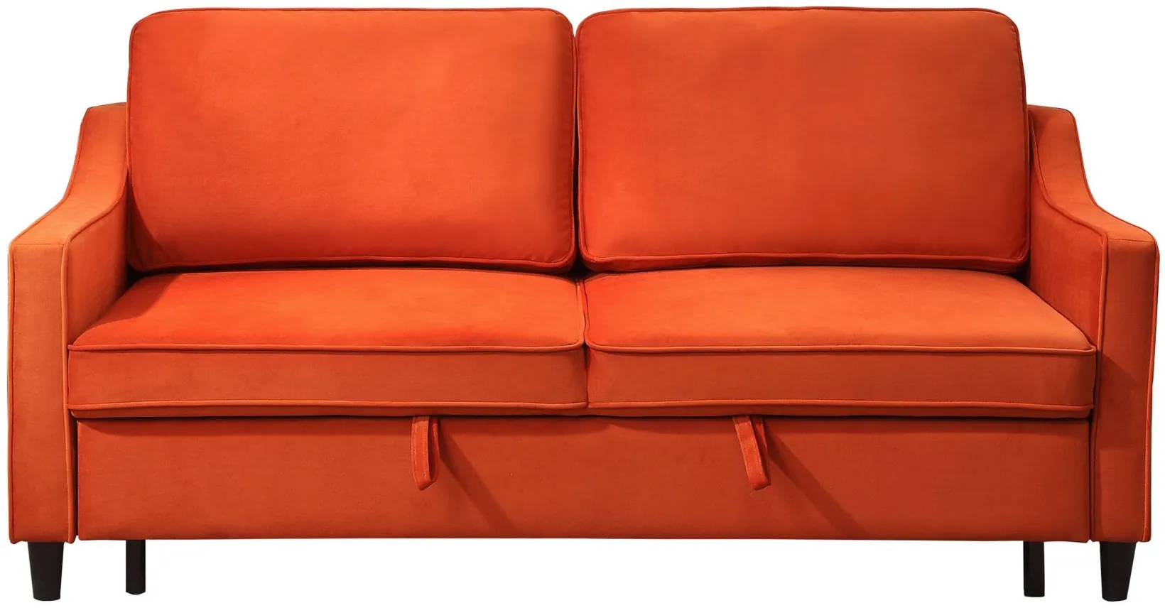 Dickinson Convertible Sofa in Orange by Homelegance