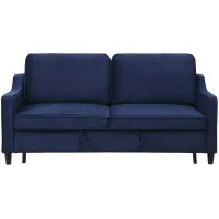Dickinson Convertible Sofa in Navy by Homelegance