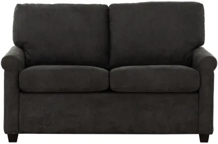 Kensington Convertible Sofabed with USB in Charcoal by Primo International