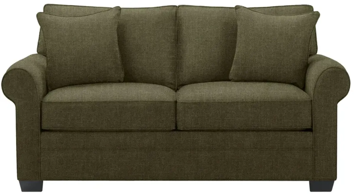 Glendora Full Sleeper Sofa in Elliot Avocado by H.M. Richards