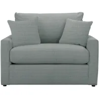 Melody Twin Sleeper in Quinn Mist by Overnight Sofa.