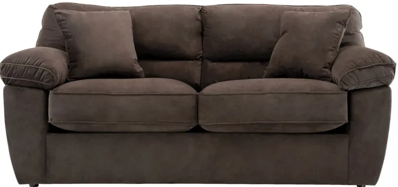 Rockport microfiber queen sleeper sofa chocolate by overnight store sofa