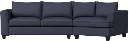 Daine 2-pc. Sectional in Popstich Navy by Fusion Furniture