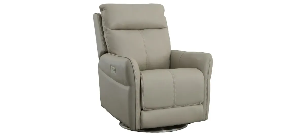 Spin Power Swivel Recliner in Dove by Flexsteel