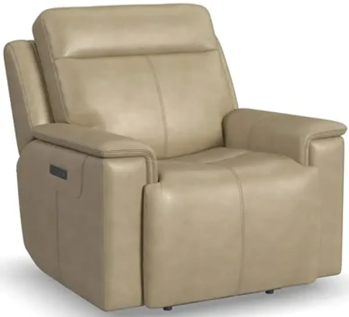 Odell Leather Power Recliner with Power Headrest and Lumbar