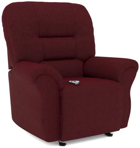 Brent Power Recliner in Wine by Best Chairs