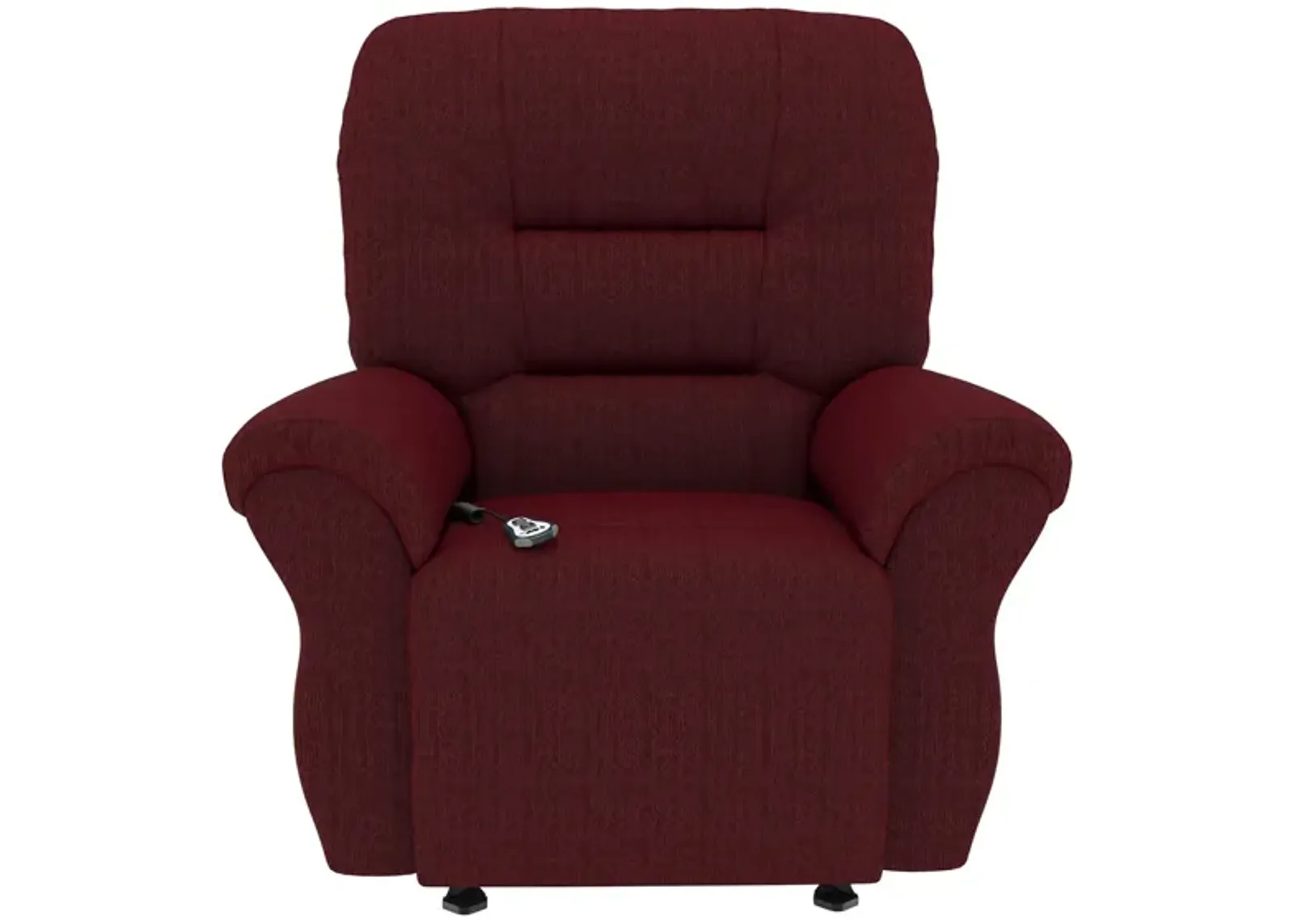 Brent Power Recliner in Wine by Best Chairs