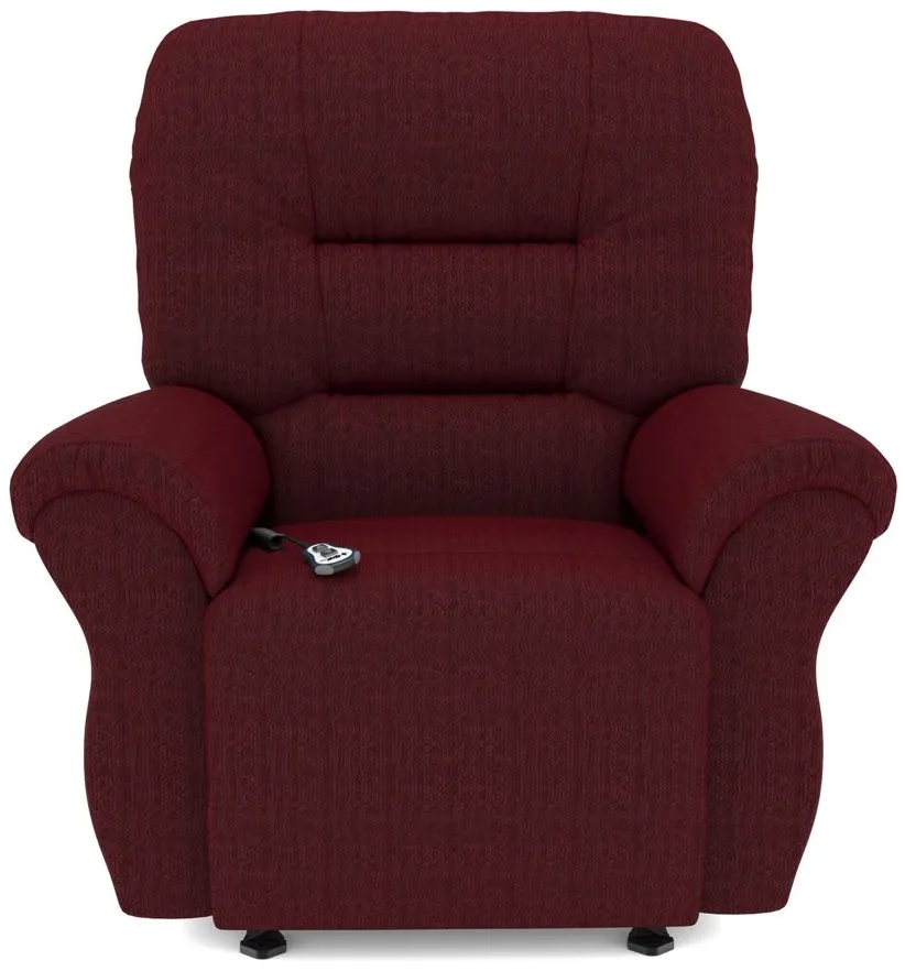 Brent Power Recliner in Wine by Best Chairs
