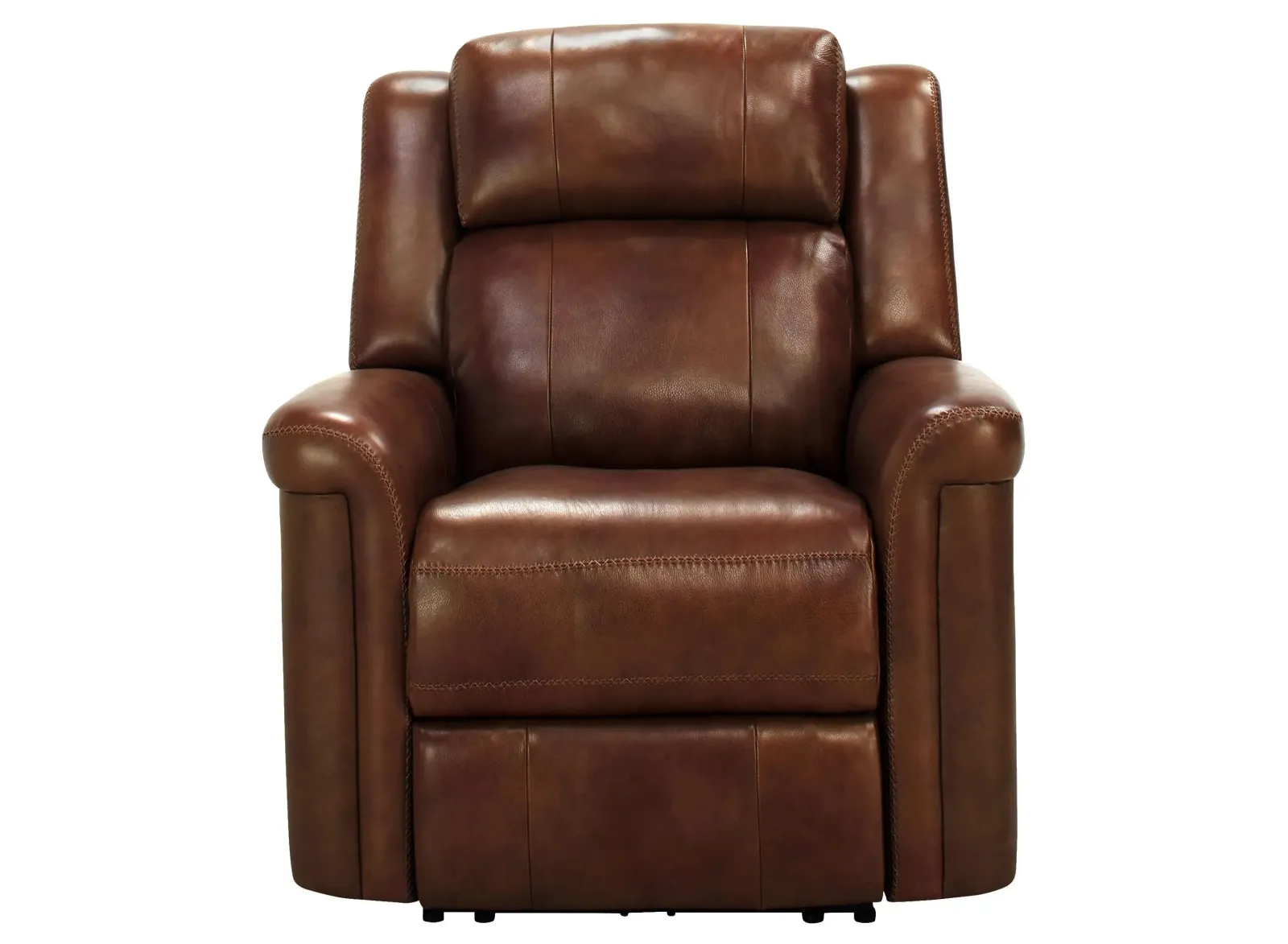 Richfield Leather Power Recliner with Power Headrest and Lumbar