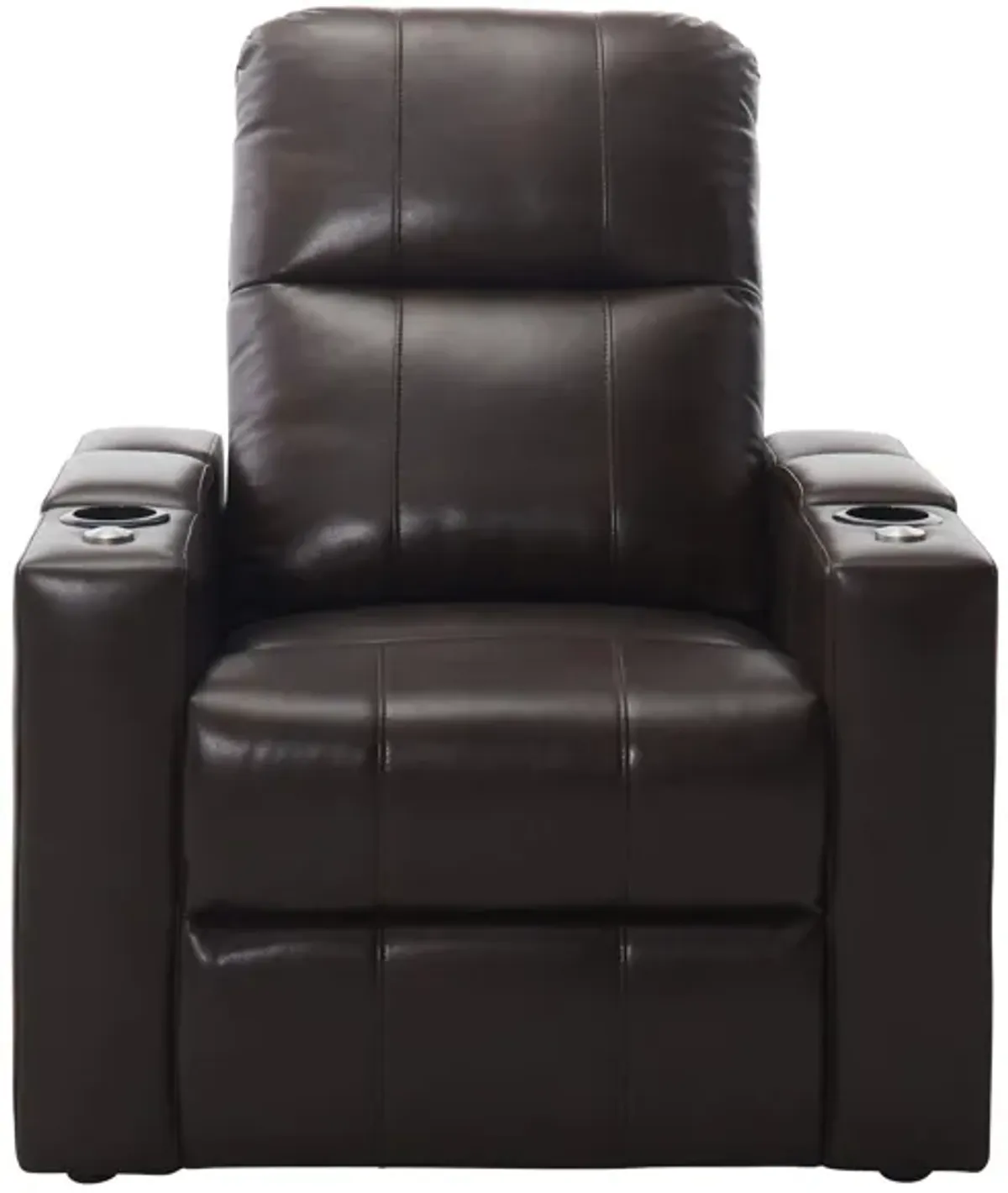 Matrix Home Theater Power Recliner in Chocolate by Bellanest.