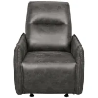 Mia Power Recliner in Charcoal by Lifestyle Solutions