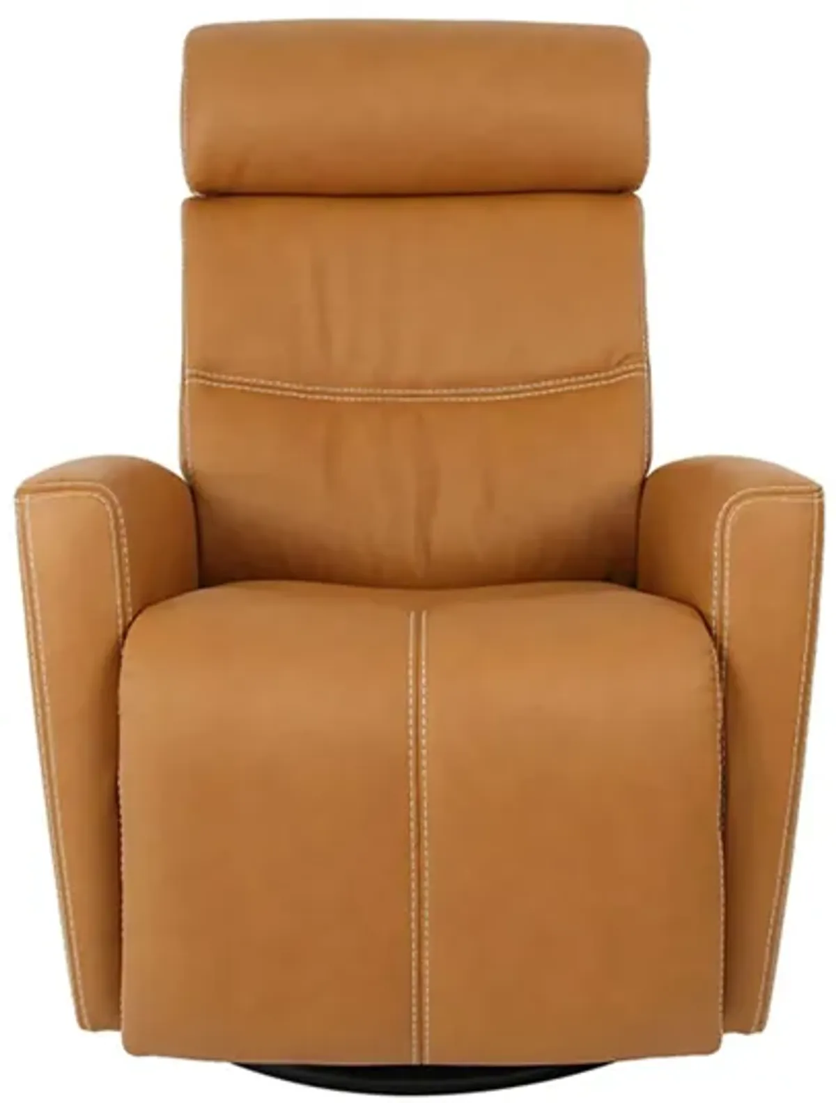 Milan Small Recliner in AL Vintage Cognac by Fjords USA