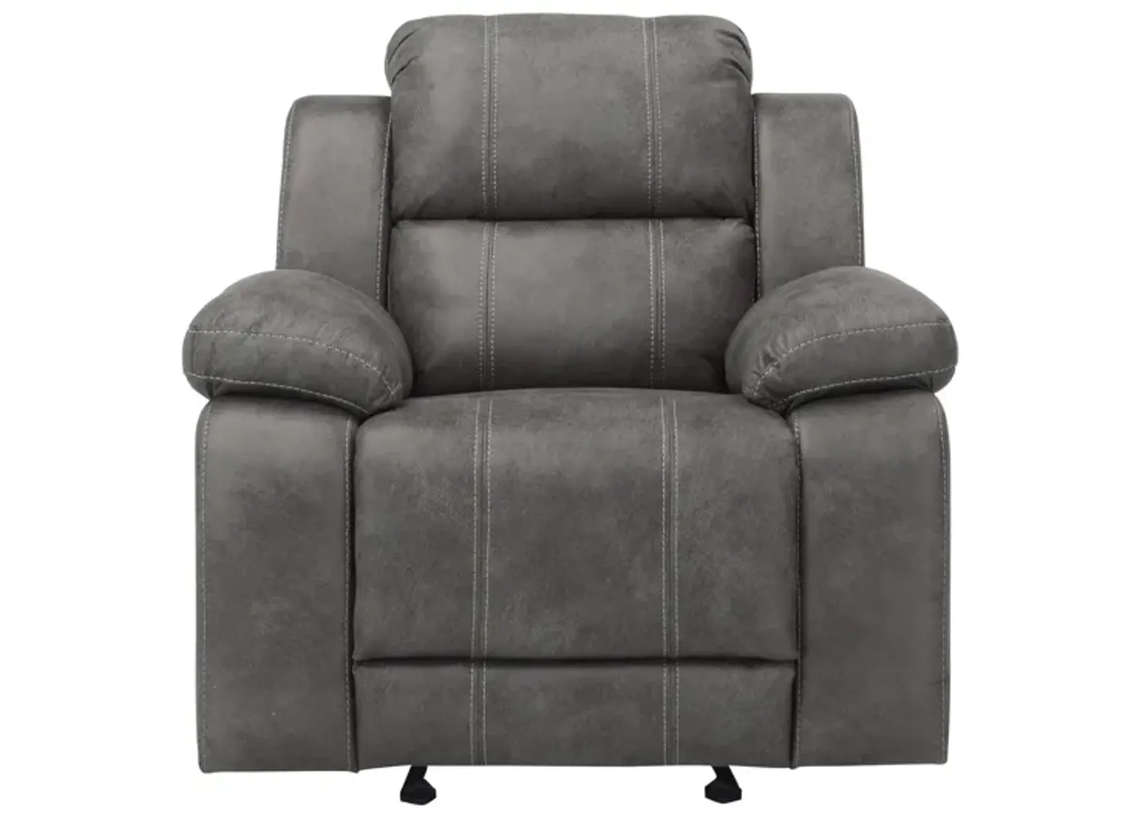 Kerridon Microfiber Glider Recliner in Gray by Bellanest