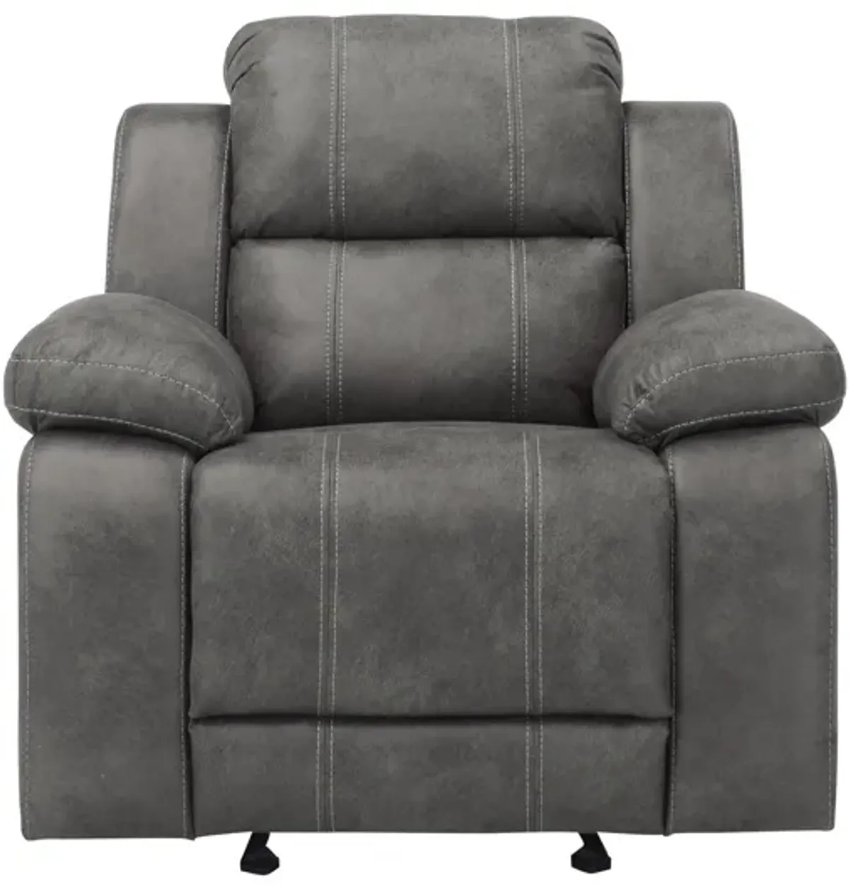 Kerridon Microfiber Glider Recliner in Gray by Bellanest