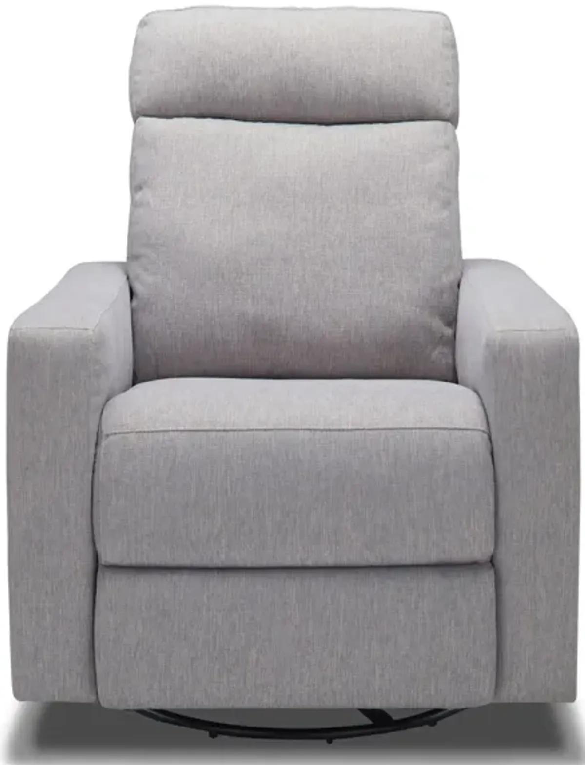 Adams Power Swivel Glider Recliner w/Power Headrest in Tangier Platinum by Bellanest