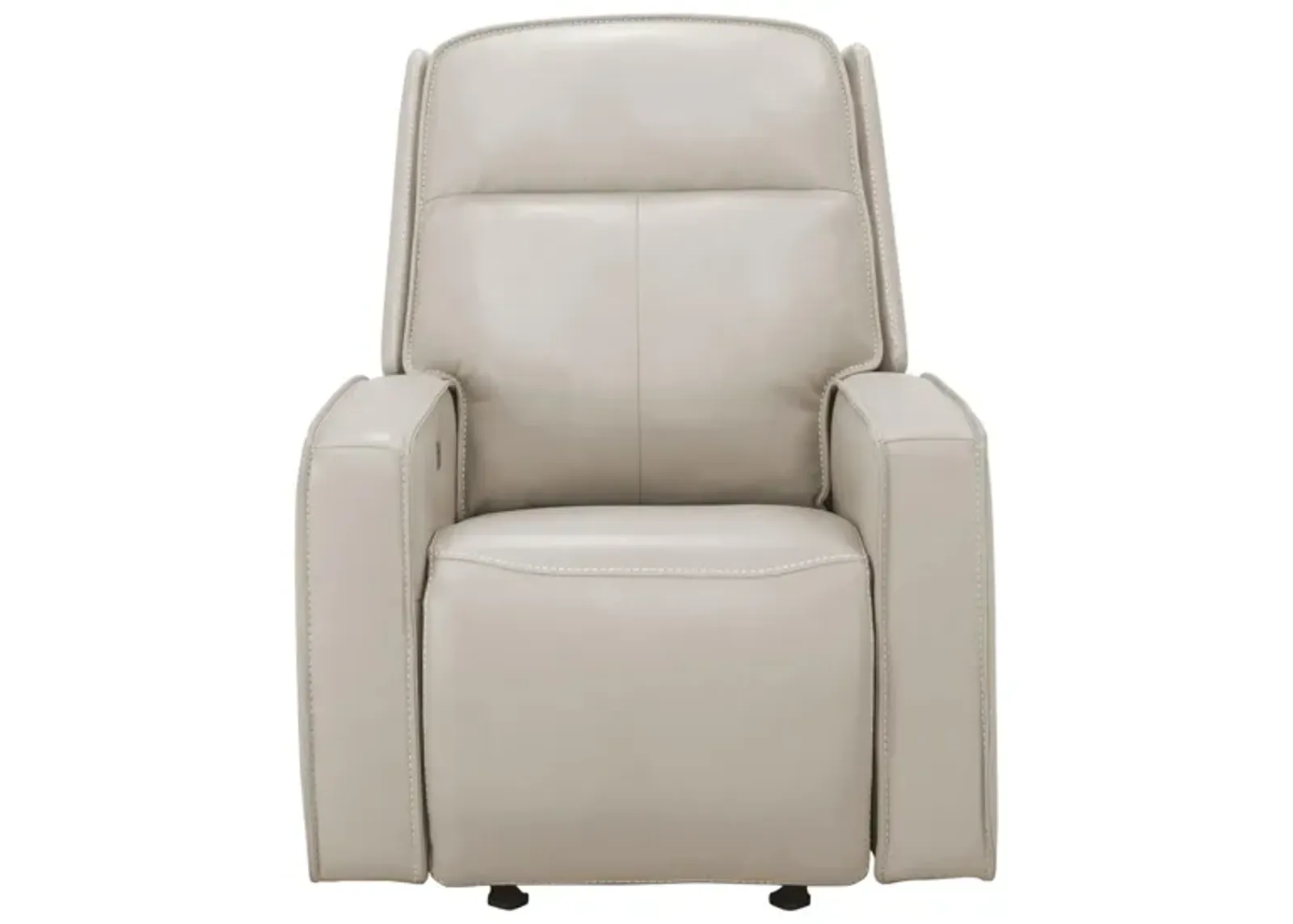 Beckett Power Glider Recliner with Power Headrest and Power Lumbar in Ivory by Bellanest