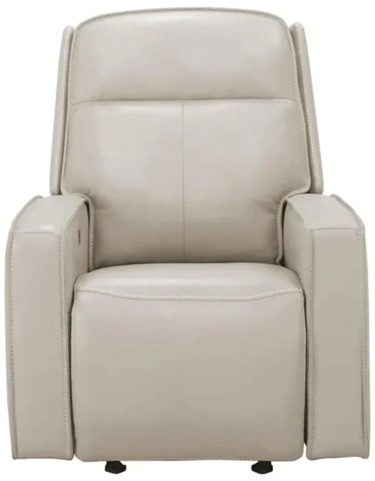 Beckett Power Glider Recliner with Power Headrest and Power Lumbar in Ivory by Bellanest