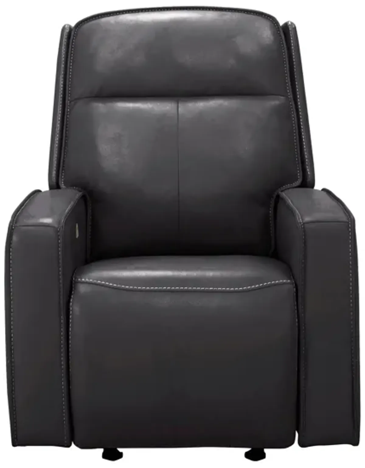 Beckett Power Recliner w/ Power Headrest and Lumbar Support in Gray by Bellanest