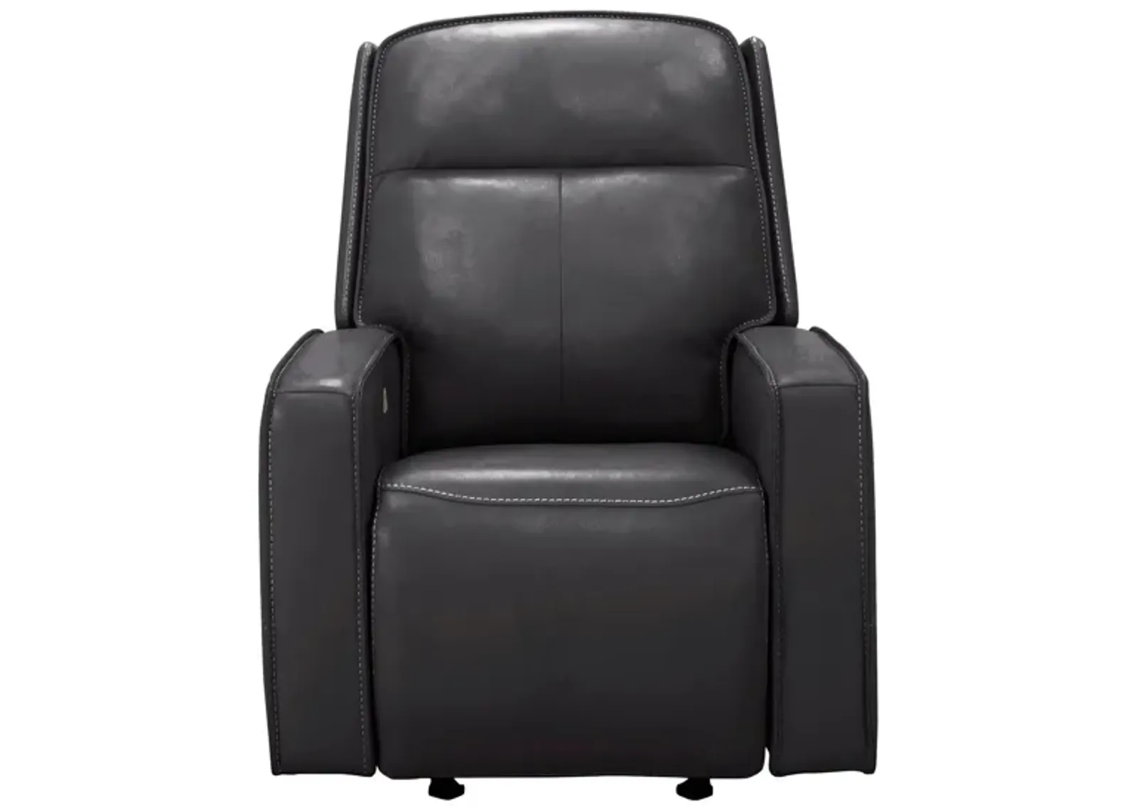 Beckett Power Recliner w/ Power Headrest and Lumbar Support in Gray by Bellanest