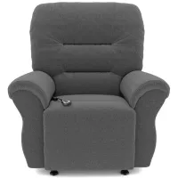 Brent Power Recliner in Navy by Best Chairs