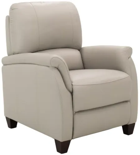 Harmony Leather Recliner in Dove Gray by Bellanest