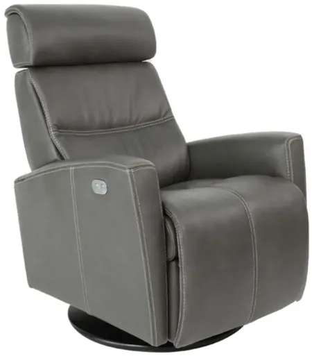Milan Large Recliner in AL Slate by Fjords USA